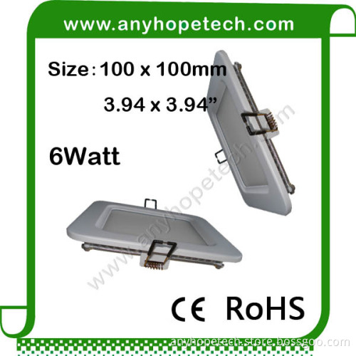 Gold supplier high output dc24v 6w 100mm 100mm interior design ceiling